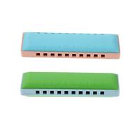 Abaodam Armonica A 10 Fori 20 Note Giocattolo Musicale Per Ragazzi E Ragazze in Resina Abs Portatile Con Scatola Di Immagazzinaggio Per Bambini Principianti
