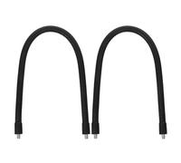 Abaodam Asta di Prolunga per Microfono a Collo D’oca 40 Cm in Metallo Filettatura Maschio 1/4", Supporto Flessibile per Treppiede, Compatibile Fotocamere, Smartphone e Luci Video