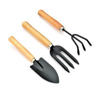 Abaodam Attrezzi Da Giardinaggio Forca Triangolare Vaso Rastrello Per Foglie Attrezzo Per Piante Vanghe Da Giardino Per Scavare Rastrelli Per Diserbare Pala Da Giardinaggio
