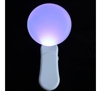 Abaodam Bacchetta LED con Base Luminosa Acrilica Rotonda per Sublimazione, Bastone da Tifo Personalizzabile con Pannello Acrilico Trasparente, Luce D'atmosfera a LED per Concerti, Eventi