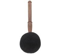 Abaodam Bacchetta Legno Nepalese Per Campana Tibetana Media Con Feltro Nero Mazzuolo Liscio Per Ciotola Sonora Meditazione e Yoga Manico Resistente e Pratico Accessorio Portatile