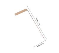 Abaodam Bacchette da Rabdomante in Ottone Resistenti per Esterni Set 2 Pezzi Portatile Asta di Rilevamento Lunga Strumenti per Rilevazione Acqua e Attività di Campeggio