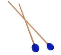 Abaodam Bacchette per Marimba in Acero Testa in Filato a Forma di Fungo, Set da 1 Paio, Accessori per Percussioni Strumentali per Musicisti e Didattica Montessori