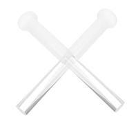 Abaodam Bacchette Per Percussione Ciotola Tibetana in Acrilico 2 Pezzi, Bastoncini Per Campane Tibetane Maggiore Attrito Sonoro, Accessori Per Rilassamento e Pratiche Di Consapevolezza