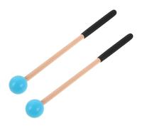 Abaodam Bacchette per Percussioni in Legno di Acero Duro con Manico Ergonomico Set da 1 Paio per Xilofono Marimba e Blocchi per Templi Adatte per e Uso Didattico Musicale