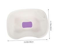 Abaodam Bacinella Shampoo Portatile in Plastica Vassoio Lavaggio Capelli per Anziani e Allettati Design Ergonomico con Supporto Morbido per Testa e Collo per Casa e Letto Comfort per