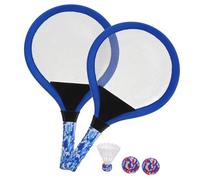 Abaodam Badminton Leggero con Racchette in Tessuto e Palla EVA Kit Sportivo Sicuro e Portatile per Outdoor Attrezzi per Giochi e Allenamento