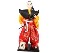 Abaodam Bambola Colore Casuale Eleganza Tradizionale Samurai in Stoffa Giapponese Rappresentazione per Decorazioni Casa della Cultura Giapponese e Fascino per Collezionisti
