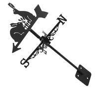 Abaodam Banderuola in Ferro Banderuola Decorativa Indicatore di Direzione del Vento Ornamento da Giardino Adatto per Tetto o Terra Design retrò