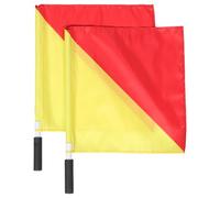Abaodam Bandiere di Comando per Addestramento Marino 35x35 Cm in Pvc Rosso e Giallo, Set 2 Pezzi Portatili per Segnalazione di Sicurezza e Prestazioni Sportive, per Esercitazioni e