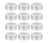 Abaodam Barattolini Coperchio 12 da 25ml in Alluminio Contenitori Ricaricabili per Cosmetici e Candele per Viaggi e Quotidiano