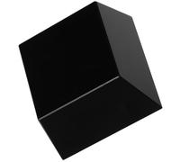 Abaodam Base Porta Premio in Cristallo Trapezoidale 8x8x4,5 Cm Superficie per Incisione, Supporto Espositivo per Trofei e Medaglie, Piedistallo per Esposizione Premi Sportivi e Decorazioni