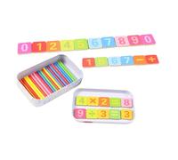 Abaodam Bastoncini Contacifre in Legno Colorati per Apprendimento Matematico Gioco Educativo per Età Prescolare Sviluppo Intellettuale e Abilità di Calcolo