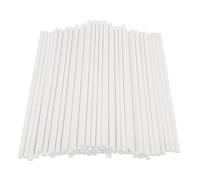 Abaodam Bastoncini di Carta per Lecca-lecca 50 Pezzi 100x4mm Resistenti e Facili da Usare per Decorazioni Torte e Progetti Fai da Te Compleanno