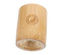 Abaodam Bastoncini Divinatori con Secchio i Ching Decorazione Feng Shui Vintage per Giochi e Divinazione Design Compatto e Leggero Idea Unica per Decorazioni Domestiche