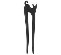 Abaodam Bastoncini per Chioma in Legno Intagliati a Forma di Gatto, Pratici e Facili da Infilare per Chignon Vintage Eleganti, come Regalo per Donne e Ragazze