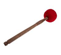 Abaodam Bastone per Ciotola Tibetana in Legno Nepalese Mazzuolo Feltro di Lana Rossa Accessorio per Meditazione e Suonoterapia Resistente e Facile da Pulire Misura Media