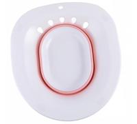 Abaodam Bidet Pieghevole per Donne in Gravidanza, Bianco, per Toilette | PP e Tpr, Design Salvaspazio Gancio, Bordo Liscio, Adatto a Wc Standard e Uso Domestico