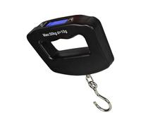 Abaodam Bilancia Digitale Portatile Compatta con Gancio Schermo LCD Retroilluminato Precisione per Pesca e Bagagli Resistente e Facile da Trasportare