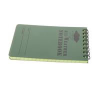 Abaodam blocco note da esterno Taccuino spiralato materiale scolastico per studenti universitari ufficio del taccuino Piccolo taccuino blocco note a bobina piccola Carta Green