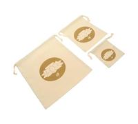 Abaodam Borsa Coulisse per Ciotola Sonora Buddista in Cotone e Lino 3Pezzi Borsa Meditazione Ciotola Tibetana Chiusura a Strappo