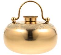 Abaodam Borsa Dell’Acqua Calda in Rame Spessa Ricaricabile 13 CM Stufa Termica Antiperdita per Mani e Piedi Uso Domestico Inverno Colore Casuale Colore Casuale