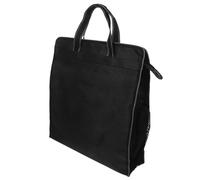 Abaodam Borsa Portadocumenti Oxford Nera con Manico Ergonomico, Valigetta da Lavoro Compatta con Scomparti Multipli e Cerniere di Sicurezza, Cartella Portadocumenti da Viaggio per Uomo