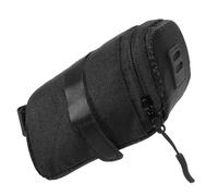 Abaodam Borsa Sottosella Bici Nera Multifunzionale per Sella Posteriore Facile Installazione e Fissaggio Stabile Accessorio Pratico per Uomo e Donna Ciclisti