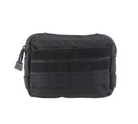 Abaodam Borsa Tattica Da Cintura in Nylon Nera, Porta Cellulare e Custodia Per Telefoni Resistente Fibbia Robusta, Fissaggio Modulare Per Escursioni e Attrezzatura Outdoor