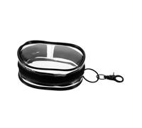 Abaodam Borsa Trasparente in Pvc Custodia da Viaggio per Gioielli e Cavi di Ricarica Organizer Portatile Leggero per Sport e Uso Quotidiano