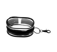 Abaodam Borsello Trasparente in Pvc per Cavi di Ricarica e Gioielli Borsa Portaoggetti Portatile Organizer da Viaggio per Sport e Uso Quotidiano