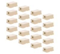 Abaodam Box di Giunzione Telefonica Beige 20 Pezzi Splitter per Connessione Telefonica, Materiale Ps, Installazione Semplice per Cablaggio di Rete e Uso Aziendale