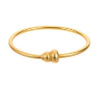 Abaodam Bracciale in Stile Cinese Forma di Zucca in Rame Color Oro, Comfort Elevato e Significato Simbolico di Fortuna, Gioiello Estetico da Polso per Donne