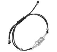 Abaodam Bracciale Porta Cristalli in Metallo Rete Gabbia Vuota Regolabile in Corda Intrecciata per Uomo Accessorio Gioielli Versatile per Uso Quotidiano ed Eventi Sociali