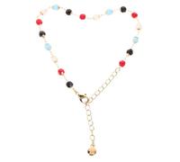 Abaodam Bracciale Regolabile Perle Naturali Pietre Preziose Lapislazzuli e Distanziatori in Acciaio Bracciale Barocco Donna per Uso Quotidiano e Regalo