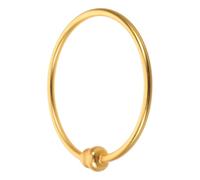 Abaodam Bracciale Rigido a Forma di Zucca in Rame Dorato, Design Cinese Contemporaneo, Gioiello da Polso Raffinato per Donna, Emblema di Fortuna