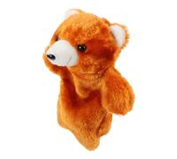 Abaodam Burattino a mano educativo peluche giocattolo a mano d'orso burattini a mano per neonati giocattolo a mano per giocattolo animale dei cartoni animati cotone pp Cioccolato