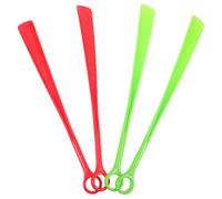 Abaodam Calzascarpe Colore Casuale Set 4 Manico Ergonomico in Plastica Design Facile da Usare Riduce la necessità di Piegarsi L'uso per Uomini e Famiglie
