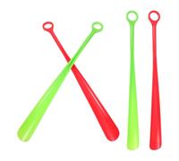 Abaodam Calzascarpe Facile da Maneggiare Impugnatura Ergonomica in Plastica 4 Ginocchio, Colore Assortito Colore Casuale per Anziani e Donne
