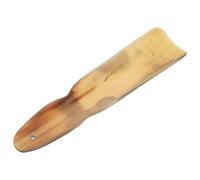 Abaodam Calzascarpe in Corno di Mucca Floreale Ergonomico 20,5 CM per Anziani e Donne Incinte, Sollevatore Leggero Portatile per Stivali e Scarpe da Viaggio, Supporto per Mobilità e