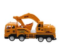 Abaodam Camion Giocattolo Escavatore in Plastica Resistente, Veicolo da Costruzione Miniatura Realistico, Piccolo Camion Giocattolo Leggero per Gioco Creativo