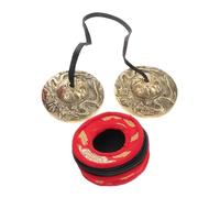 Abaodam Campane in Rame Nepalese Double Dragon Strumento per Percussioni Meditazione Yoga e Suono Melodioso con Custodia per Trasporto