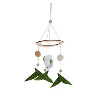 Abaodam Campanello Per Lettino Per Neonati Adorabile Campanellino A Con Fiori Intrecciati Decorazione Per Culla Per Neonati Acquista Il Ciondolo A Forma Di Campanellino A
