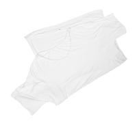 Abaodam Canottiera da Uomo con Scollo a V Profondo in Cotone Traspirante con Cuscinetti Assorbi Sudore Ascellari, Confezione Multipla di Magliette Intime Antisudore per Sport e Uso