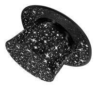 Abaodam Cappello da Mago Pieghevole con Molla per Performance Magiche Cappello da Prestigiatore con Tasca Nascosta per Halloween e Feste Tema Accessorio Originale e Confortevole