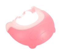Abaodam Cappello Doccia Regolabile Per Ragazzo Ragazza Con Protezione Orecchie in Pe Cuffia Shampoo Per Bagnetto Senza Acqua Negli Occhi Design Carino Corona Rosa