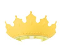 Abaodam Cappello in Tpe e Pp Leggero, Protegge Occhi e Orecchie da Shampoo Regolabile a Forma di Corona per Ragazzi Durante Bagno