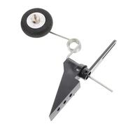 Abaodam Carrello di Atterraggio Aeromodello Rc Ruota Posteriore 10 Cm per Kit Fai da Te, Accessori per Aerei Giocattolo, Compatibile Modelli sotto 60 Livello, Montaggio Facile e Stabile