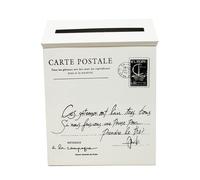 Abaodam Cassetta Postale da Parete in Ferro Stile Vintage Decorazione Creativa la Casa Funzione Photo Prop e Decori da Parete Unici