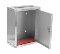 Abaodam Cassetta Postale in Acciaio Inossidabile Resistente, Cassetta Suggerimenti da Esterno per Aule e Luoghi Pubblici